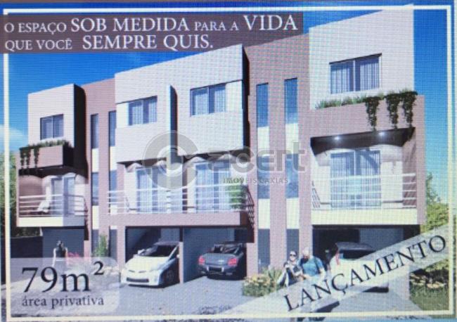 Sobrados - 2 Dorm.<br />São Caetano<br />Caxias do Sul<br /><br />Sobrados com entrada individual em uma otima localizacao,com area privativa de 70 m2,02 dormitorios,sala /cozinha integradas,banheiro social,area de servico,GARAGEM 0-0